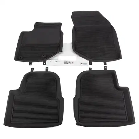 ORIGINAL Peugeot rubber mats, floor mat set, 2008 II, 4-PIECE, 1691409180