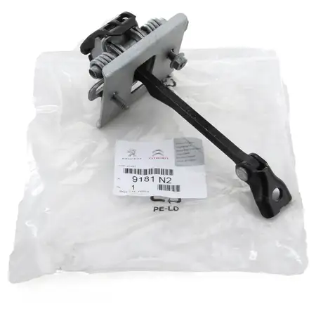 ORIGINAL Peugeot T&uuml;rfeststeller T&uuml;rhalteband T&uuml;rfangband 308 I vorne 9181.N2