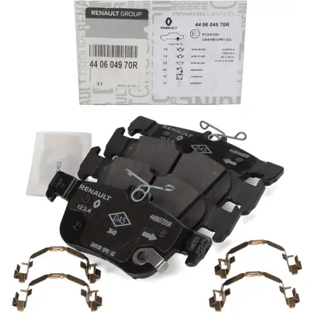 ORIGINAL Renault Bremsbel&auml;ge Bremsbelagsatz 5 E-Tech hinten 440604970R