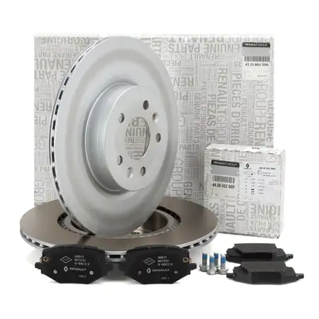 ORIGINAL Renault Bremsscheiben + Bremsbel&auml;ge Austral Espace 6 Rafale E-TECH hinten