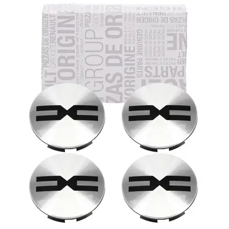 4x ORIGINAL Dacia Nabendeckel Nabenkappe 17 Zoll Duster Bigster 403156171R