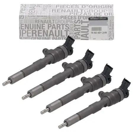 4x ORIGINAL Renault Einspritzd&uuml;se Captur 1 Clio 4 Kangoo 2 1.5 dCi 75/90 PS 166000121R