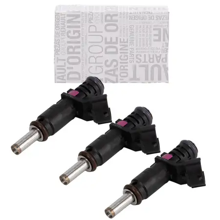 3x ORIGINAL Renault Einspritzventil Einspritzd&uuml;se Twingo 3 1.0 SCe 69/71 PS 166009685R