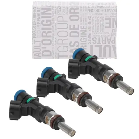 3x ORIGINAL Renault Einspritzventil Clio 4 Captur 1 0.9 TCe 76/90 PS 166008740R
