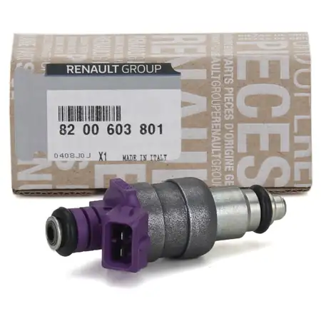 ORIGINAL Renault Einspritzventil Clio 1 2 Kangoo Twingo 1 1.2 16V 54-75 PS 8200603801