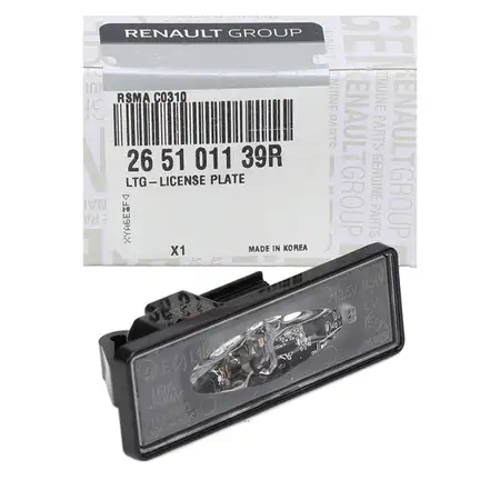 ORIGINAL Renault Kennzeichenleuchte 4 E-Tech Clio 5 Megane 4 Kangoo 3 Espace 6 265101139R