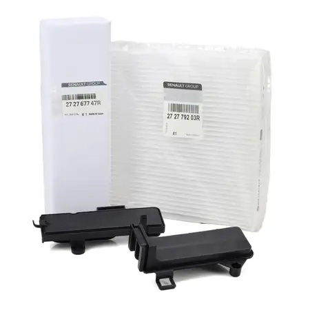 ORIGINAL Renault Innenraumfilter Pollenfilter Partikelfilter + Abdeckung Clio 4 Captur 1