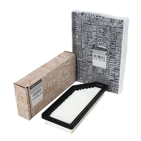 ORIGINAL Renault Innenraumfilter + Luftfilter Clio 5 Arkana 1 Captur 2 1.6 E-TECH