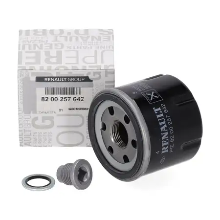 ORIGINAL Renault &Ouml;lfilter + Schraube Clio 1-4 Kangoo Thalia Twingo 1 2 Logan Sandero 1.2