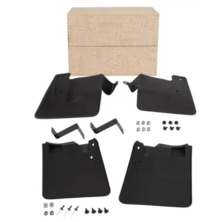 4x ORIGINAL Renault Schmutzf&auml;nger Spritzlappen Master 3 mit Frontantrieb vorne + hinten