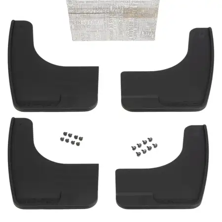 4x ORIGINAL Renault Schmutzf&auml;nger Clio Kangoo Laguna Megane Scenic Twingo 8201212479