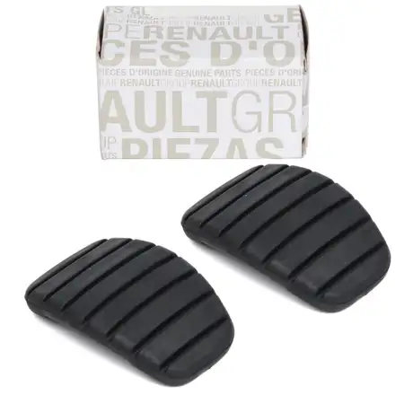 2x ORIGINAL Renault Pedalgummi Brems- + Kupplungspedal Clio Kangoo Laguna 8200183752