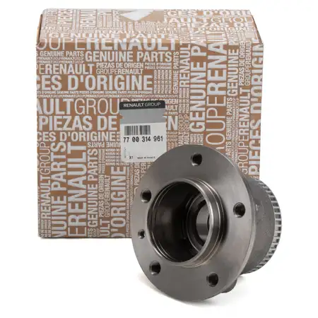 PEUGEOT 308 1.6 HDi Rear Brake Discs & Pads Kit With Wheel Bearings & ABS Rings