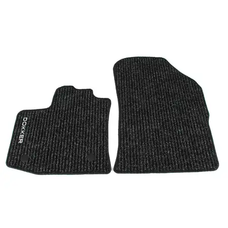 ORIGINAL Dacia textile mats, set of floor mats, DOKKER Express, 2-piece, front, 8201149583