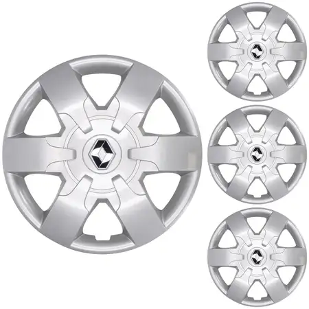 4x ORIGINAL Renault Radkappe Radblende 16 Zoll Silber Master 3 403150037R