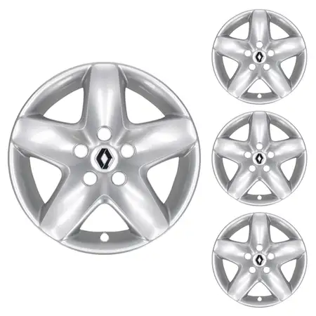 4x ORIGINAL Renault Radkappe ALTERNOVA 16 Zoll Silber Megane Scenic 3 403155279R