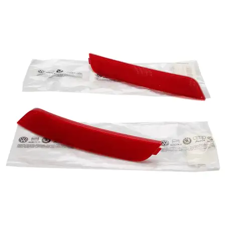 2x ORIGINAL SEAT Reflektor R&uuml;ckstrahler Sto&szlig;stange Ibiza 4 SC / ST bis 2017 hinten