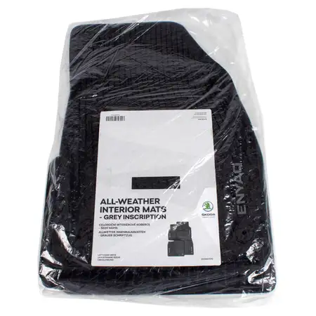 ORIGINAL Skoda rubber mats, 4-piece set, Enyaq 4 SUV 5LA061500