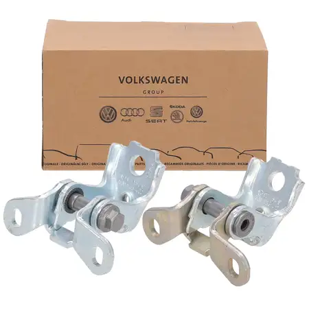 2x ORIGINAL Skoda T&uuml;rscharnier Beifahrerseite Fabia 1 2 Roomster rechts unten + oben