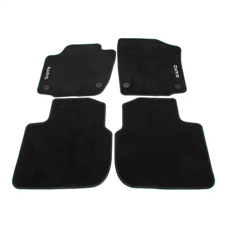 ORIGINAL Skoda velour mats Textile mats Floor mats Rapid (NH) 4-piece set 5JB061404E