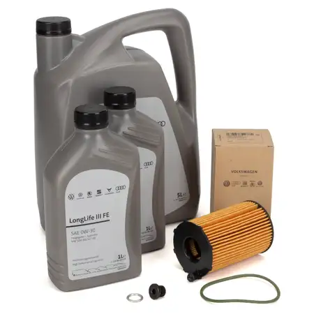 7L ORIGINAL AUDI VW 0W30 engine oil + oil filter A4 B8 A5 A6 C7 A7 Q5 8RB Q7 Touareg 3.0 TDI