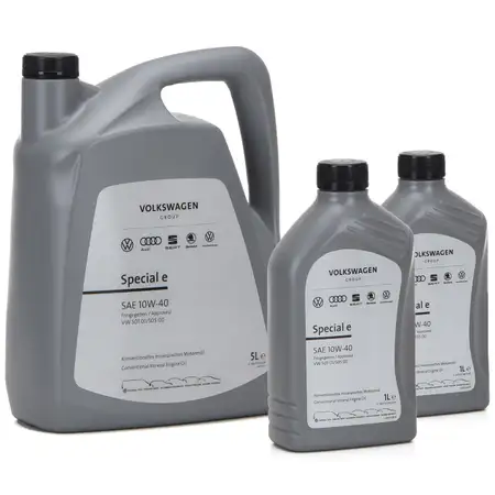 7L 7 Liter ORIGINAL VW 10W-40 SPECIAL E Motor&ouml;l &Ouml;l 501.01 505.00 GS60107M2