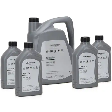 9L 9 Liter ORIGINAL VW 10W-40 SPECIAL E Motor&ouml;l &Ouml;l 501.01 505.00 GS60107M2
