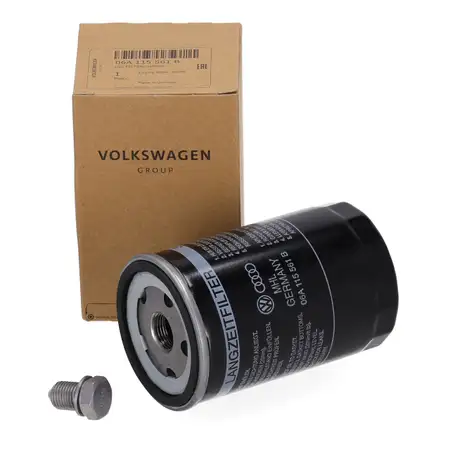 ORIGINAL VW &Ouml;lfilter + Schraube Passat B5 A4 A5 B5 B6 B7 Exeo 3R Superb 1 1.8 T