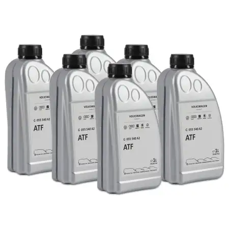 6L 6 Liter ORIGINAL VW Audi ATF Getriebe&ouml;l 6-Gang Automatikgetriebe&ouml;l G055540A2