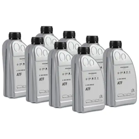 8L 8 Liter ORIGINAL VW Audi ATF Getriebe&ouml;l 6-Gang Automatikgetriebe&ouml;l G055540A2