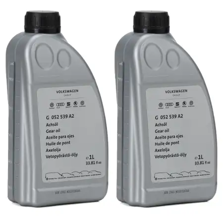 2L 2 Liter ORIGINAL VW Achs&ouml;l Hinterachse &Ouml;l Amarok 2H S1B G052539A2