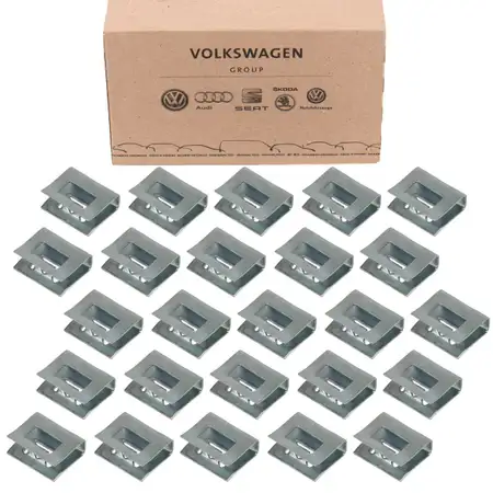 25x ORIGINAL VW Clip Klammer Zier-/Schutzleiste New Beetle Cabriolet PR-Nr 3FM 1Y0871234C