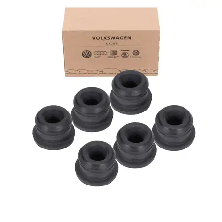 6x ORIGINAL VW Audi Seat Skoda T&uuml;lle Dichtung Zylinderkopfhaube 059103631D