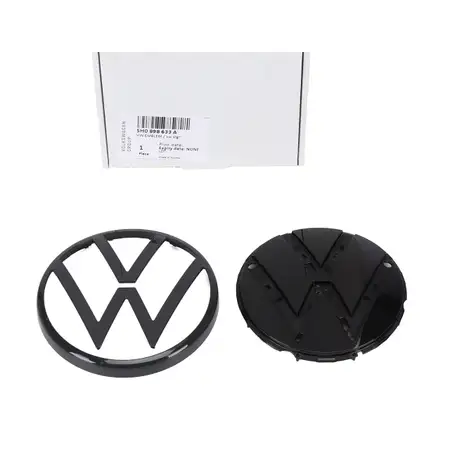ORIGINAL VW Emblem Logo Heckklappe BLACK EDITION Golf 8 / Variant PR: E1X E40 5H0898633A