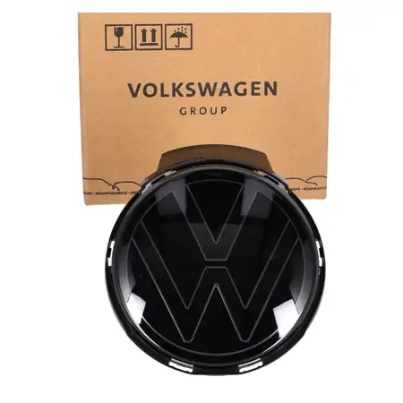 ORIGINAL VW emblem logo radiator grille BLACK Golf / Variant 6 7 8 from model year 2004 onwards 5H0941600A