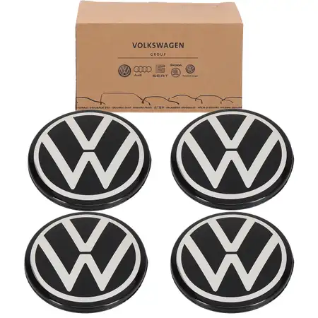 4x ORIGINAL VW Nabendeckel Golf 7 8 Passat B8 B9 Polo 6 Tiguan T6 T7 Up 5H0601171 FOD