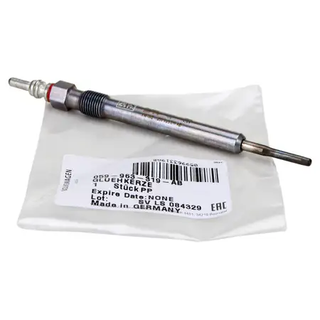 1x ORIGINAL VW Audi Seat Skoda Porsche Gl&uuml;hkerze A3-A8 Golf 5-7 Fabia 2 3 059963319AB