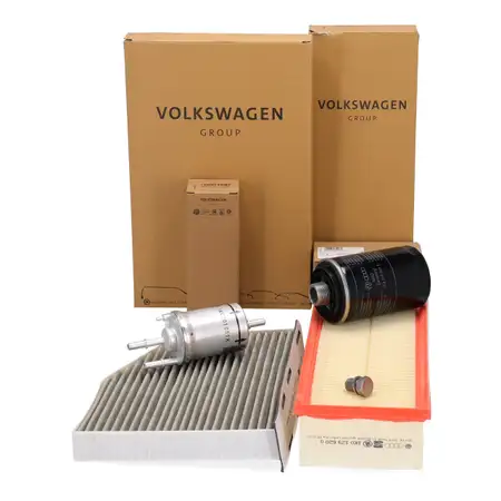 ORIGINAL VW Filterset 4-tlg Golf 5 6 Passat B6 B7 Tiguan 5N A3 8P Q3 8U TT 8J 1.8/2.0 TFSI