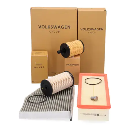 ORIGINAL VW Filterset 4-tlg Passat B6 Tiguan 5N Touran A3 8P Octavia Superb 2 1.9/2.0 TDI