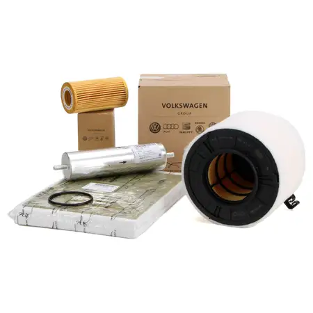 ORIGINAL Audi Inspektionskit Filterpaket Filterset A4 (8W B9) 3.0 TDI 218/272 PS