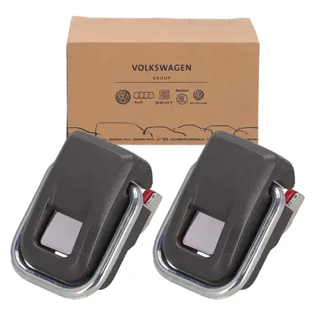 2x ORIGINAL VW Verzurr&ouml;se F&uuml;hrungsscheine Sitz Multivan California T7 7T0863539 2JV