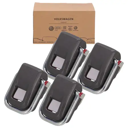 4x ORIGINAL VW Verzurr&ouml;se F&uuml;hrungsscheine Sitz Multivan California T7 7T0863539 2JV