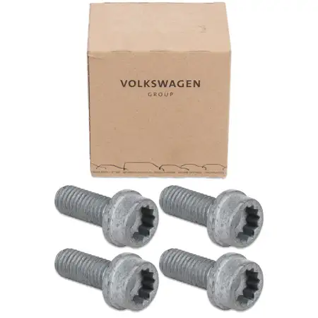 4x ORIGINAL AUDI SEAT SKODA VW Riemenscheibenschraube M8x20 1.2-2.0TDI N91048804