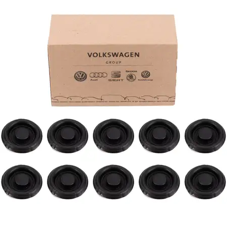 10x ORIGINAL VW plug cover grommet underbody 30x42mm N10226501