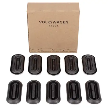 10x ORIGINAL VW Stopfen Abdeckung T&uuml;lle Einstiegsverkleidung 15,5x42,5 N91135501