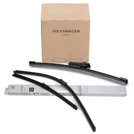 ORIGINAL VW Scheibenwischer Wischerbl&auml;tter Wischer Set Golf 8 Schr&auml;gheck vorne + hinten