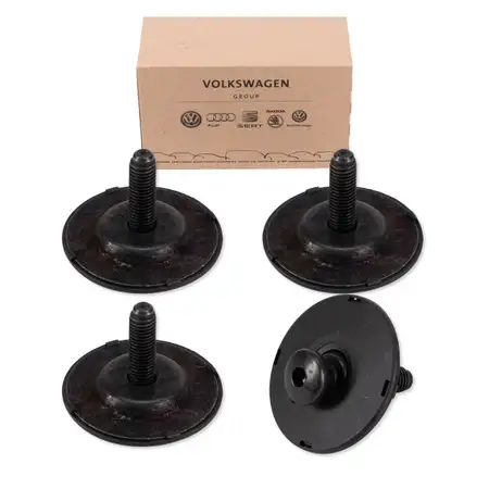 4x ORIGINAL VW Befestigungsbolzen Schraube 2. Sitzreihe M10x34 Caddy 3 T4 WHT005871