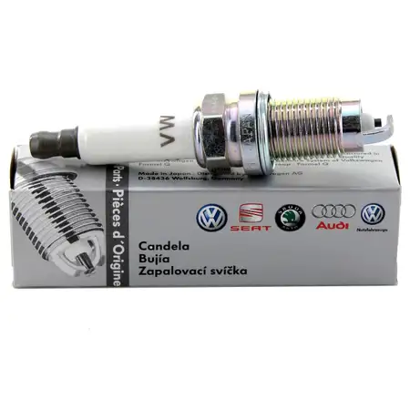 1x ORIGINAL VW Z&uuml;ndkerze Golf 5 6 Polo 4 5 Caddy 3 Ibiza 3 4 Leon Fabia 1 2 101905617C