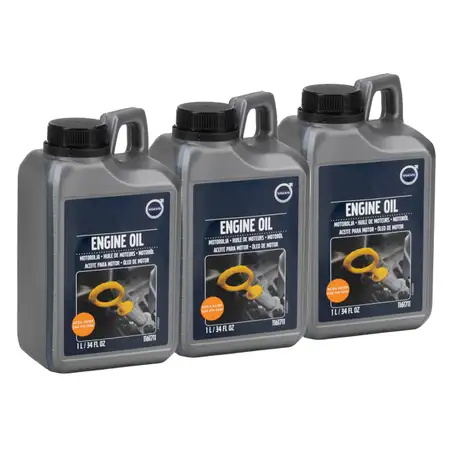 3L 3 Liter ORIGINAL Volvo Motor&ouml;l &Ouml;l SAE 0W30 ACEA A5/B5 1161711
