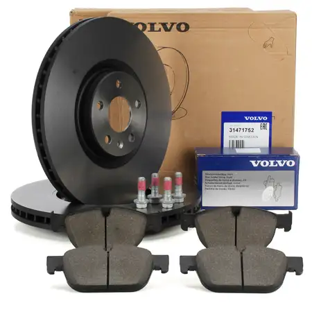 ORIGINAL Volvo brake discs + brake pads S60 S90 V60 V90 XC60 XC70 XC90 18 inches front